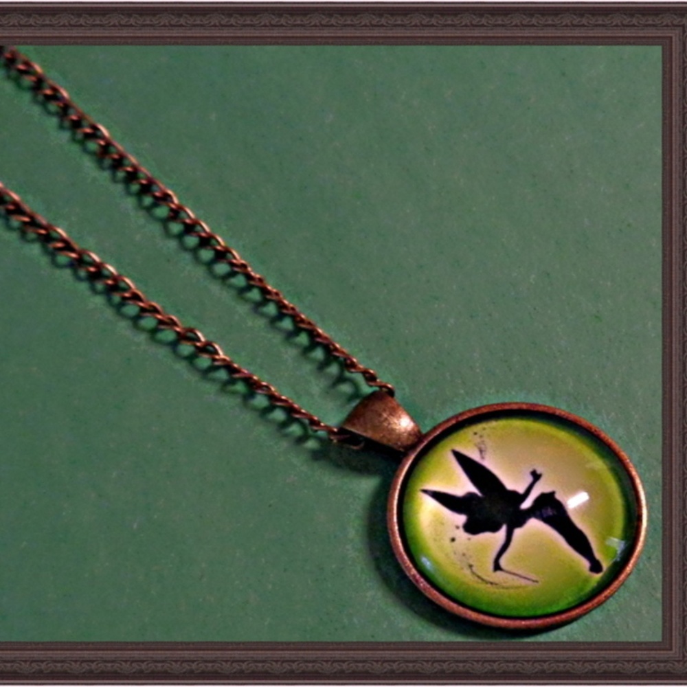 Disney Tinker Bell Inspired Design Necklace